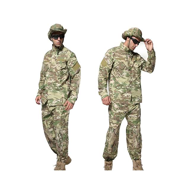 GAF Tactical Gear Veste et pantalon tactiques uniformes pour hommes Costume tactique de camouflage