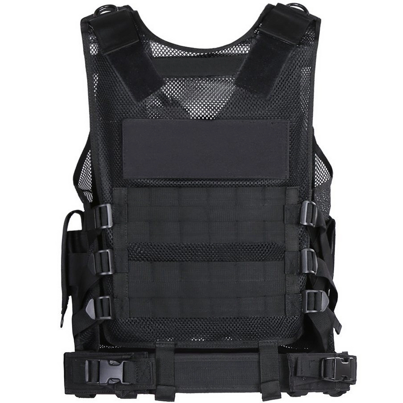 Équipement de police militaire Ultra sûr, équipement en Nylon Durable et souple, gilet militaire tactique de l'armée, porte-plaque