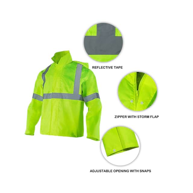 Sécurité réfléchissante et vêtements de travail imperméables imperméable haute visibilité