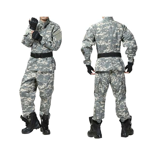 GAF Tactical Gear Veste et pantalon tactiques uniformes pour hommes Costume tactique de camouflage